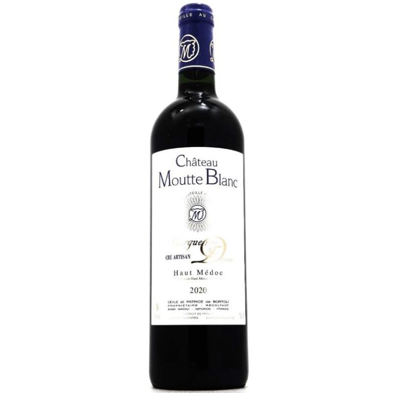 HAUT MEDOC COUVEE MARGUERITE DEJEAN 2018 CHATEAU MOUTTE BLANC VINO ROSSO FRANCIA