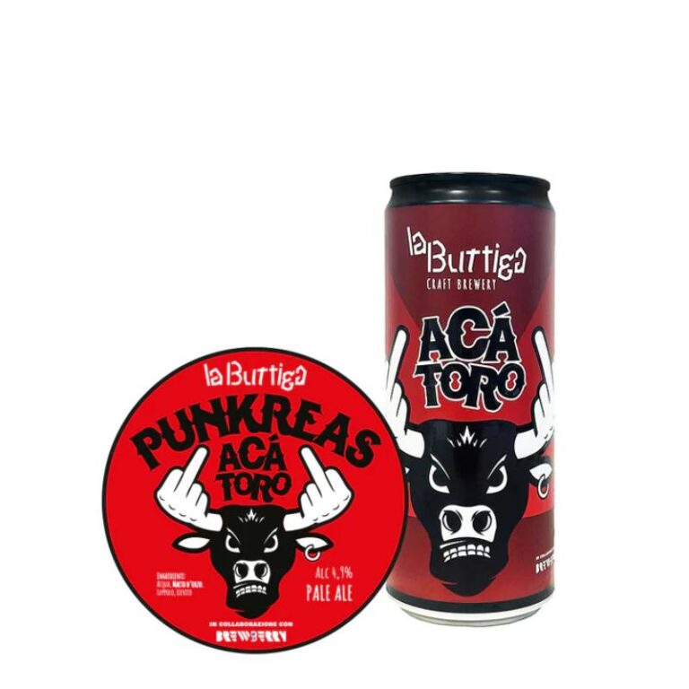 la buttiga aca toro lattina birra 0,33 lt vino quotidiano